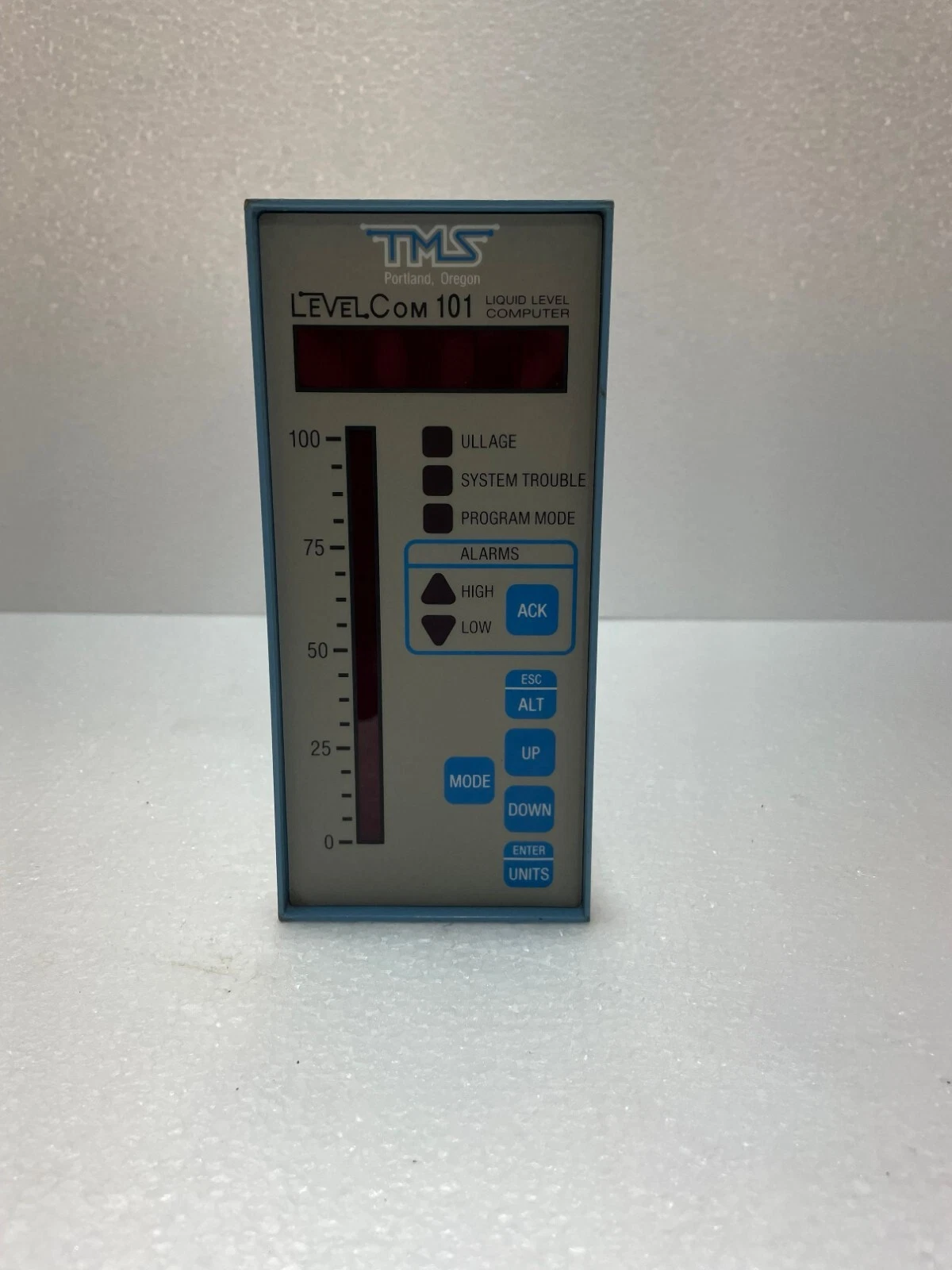 TMS LC101 TMS Level Com 101 Liquid Level Computer 115VAC Technical Marine System
